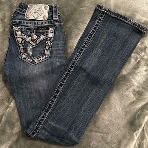 Miss Me Women's Dark Blue Boot Cut Jeans